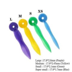 200 Pcs Dental Tooth Gap Wedge Disposable With Hole Diastema Wedges Wave Shape