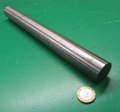4140/4142 Steel Rod, Metric 30 mm Dia. (-0.051) x 1 FT Length