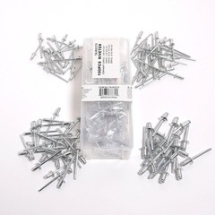 100 pc. Pop Rivets Assortment Set Aluminum Dome Head Blind Rivet Kit