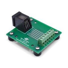 RJ11 6P6C Screw Terminal Breakout Board / Interface Module ST-RJ11-R-FT