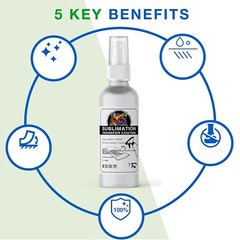 Sublimation Spray for Cotton Shirts and Polyester Fabrics 100ml size