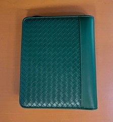 Classic Franklin Covey Woven Binder | Hunter Green | 1.5” Rings