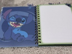 Lilo + Stitch Journal Soft Plastic Cover with Tabs Gift Idea Aloha 96 Ruled Page