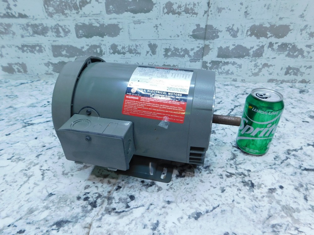 2 HP, 1725 RPM US Motors, Frame 56C, Type UT, 1.25 SF, 230/460 V, E-OK