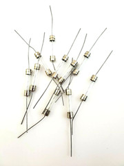 Lot of 50 Littelfuse 315 32V 12 Amp Pigtail Glass Fuses 1/4″ x -1/14″ Slow Blow