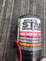 NORTH STAR 2272Q NSQ Series 12V On-Demand Sprayer Diaphragm Pump 2.2 GPM 8.0A