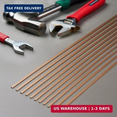 15% Silver Brazing Rods AWS BCuP-5 60 Sticks Silver Solder Phos Copper Brazing