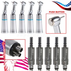 1-5*Dental Contra Angle handpiece Fit FG1.6mm Friction Bur /Air Motor 4 Hole Or