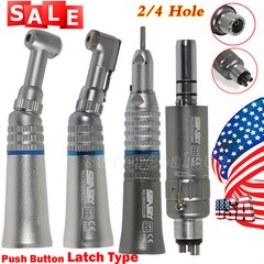 NSK Style Dental Slow Low Speed Handpiece Straight Contra Angle Air Motor 2/4 sa