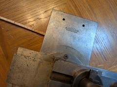 Metal Lathe Cross Slide BC Ames Compound Tool Holder