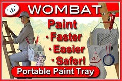 Wombat Portapaint for Indoor and Outdoor Speed Bucket Paint Tray Hand Tools