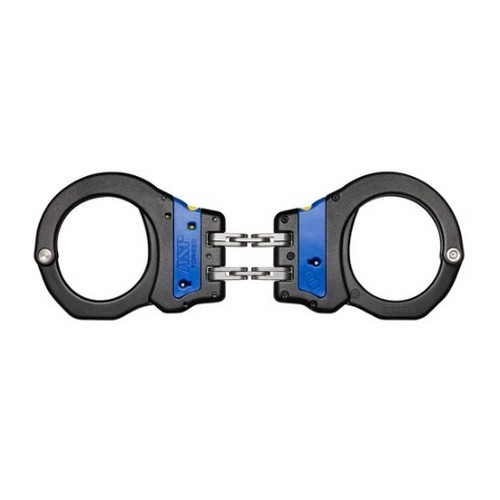 ASP 56076 Blue Line Ultra Plus Handcuffs – Hinge – Aluminum Bow – 1 Pawl