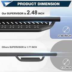 Running Boards for 1999-2016 F-250/F-350 SuperCrew, Heavy-Duty Work Steps