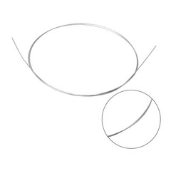 1m 18 Steel Piano Music Wire for of Broken Strings Dia 1mm Silver