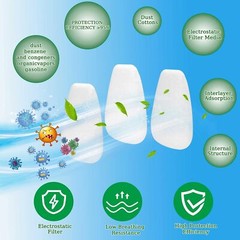 20PCS 5N11 N95 Cotton Filters Replacement for 6200 6502 6800 7502 Face Mask US