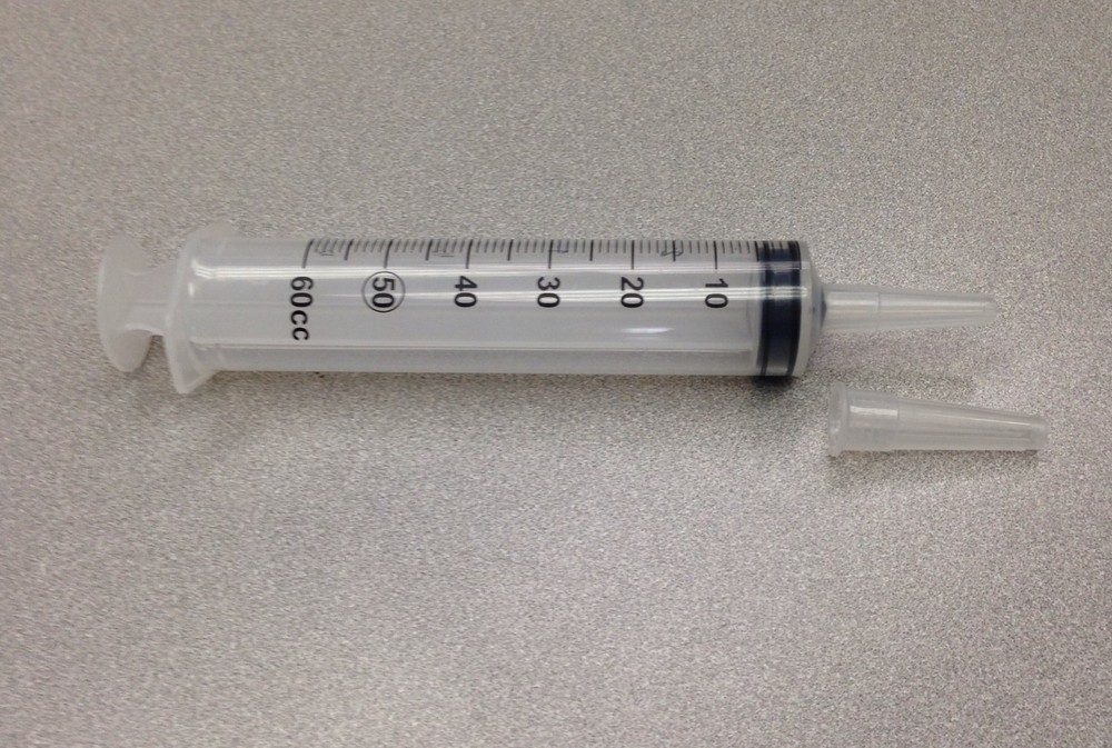 25 EA- 60cc POLE CATHETER TIP SYRINGES 60mL SYRINGE ONLY NO NEEDLE 2oz NOT STERI