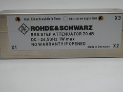 Rohde & Schwarz RSS Step Attenuator 70Db DC-26.5GHz 1046.5024A04
