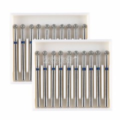 AZDENT Dental Diamond Burs Round Ball FG 1.6mm for High Speed Handpiece