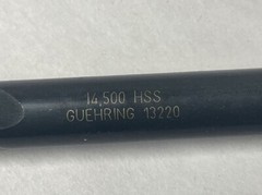 Guhring 14.50mm 2 Flute HSS Taper Length Drill 14.50mm Shank 217-14.5, 60113220