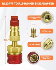 R1234YF Adapter Quick Coupler Conversion Kit for AC Charging