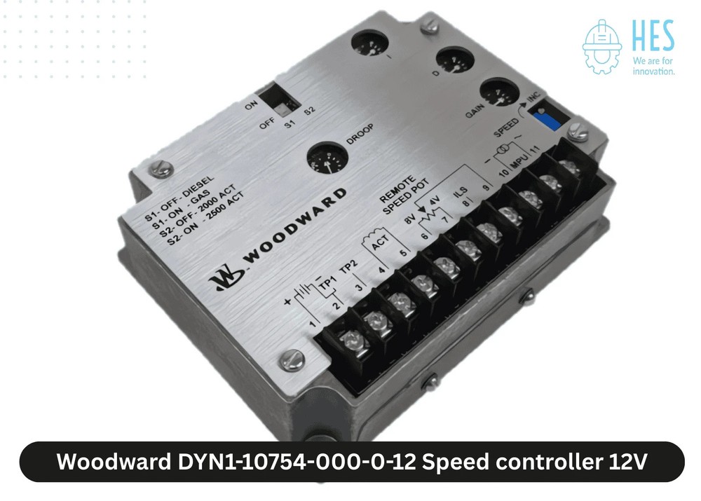 New Woodward DYN1-10754-000-0-12 12V Speed Controller (OEM Part)
