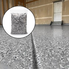 Decorative Color Chips for Garage Floor Epoxy Paint – 2 Kg, Gray, White, Black