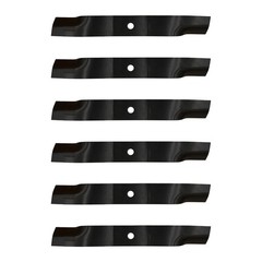 6 Heavy Duty Blades Fits Kubota K5617-34330 K561734330 54″ Decks 23ZG
