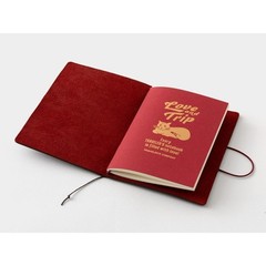 Traveler’s Company Love and Trip Limited Edition Red Notebook Passport Size