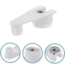 1250 Titus Hettich Furniture Connector Fitting 19mm Threaded Dowel Cam Outrigger