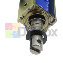 1-10x DC Solenoid Valve Electromagnet 12V Spring Push-Pull Through Type JF-0530B