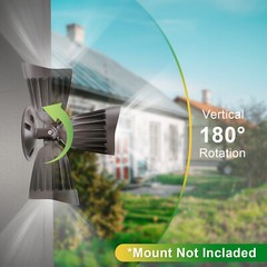 25W LED Bullet Flood Light 3CCT Selectable LED Landscape Spotlight with Knuckle