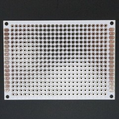 5cm x 7cm White PCB Printed Circuit Board, 5 Pack, 432 Holes, 32 Pads