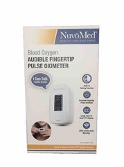 NuvoMed Talking Series Oxygen-Saturation Fingertip Pulse Oximeter