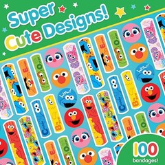 Sesame Street Kids Bandages, 100 CT | Great for 100 Count (Pack of 1)