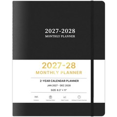 2027-2028 Monthly Planner, 2 Year Calendar Jan 2027 – Dec 2028,…