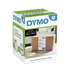 DYMO LabelWriter Shipping – Shipping Labels – Black on White – 4 in x 6 in – 220