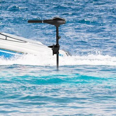12V Thrust Electric Trolling Motor Outboard Motor Fishing Boat Engine 40/58LBS