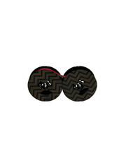 FJA Universal Typewriter Ribbon on Custom 2″ Spool x 1/2 Inch BLACK/RED INK