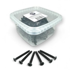 1/4-20 x 2-1/2″ Trailer Deck Screws 100 Qty – Black Trailer Screws for Traile…