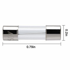 5 Pcs Fast-Blow Fuse 0.5A 250V Glass Fuses 5 x 20 mm (0.5 Amp) | US Ship