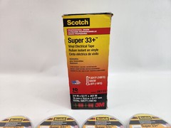 10 Pack Black Vinyl 33 Electrical 3m Scotch Tape “06133” Electric Tape Bundle