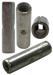 150 Pcs Non-Insulated Crimp Butt Connector Uninsulated Wire Splice Terminal Kit