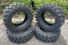 4-NEW HD 10-16.5 Skid Steer Tires for Bobcat & more-10X16.5-Forerunner SKS9-12PR