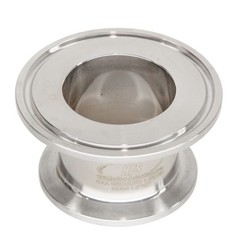 HFS(R) Tri Clamp 1.5″ to 2″ Flat Concentric Reducer Sanitary Fittings SS304