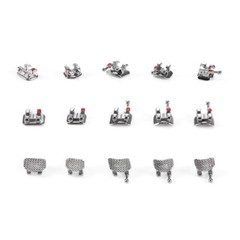 Dental Orthodontic Braces Brackets Mini Roth.022 Hook 345 /NITI Arch Wires Ovoid