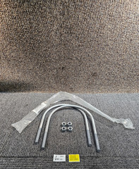(QTY 2) Standard U-Bolt 3/4″-10 Thread Size For Pipe Size 10 in Hot Dipped Galv.