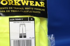 OccuNomix Hi-Viz Workwear Dual Stripe Size Small Safety Pants LUX-TENR-Y PL-C20