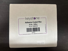 Keystone Adhesive Relief Wax 22 gauge, 24 gauge, 26 gauge BOX OF 32