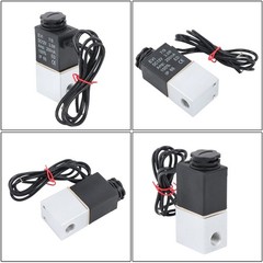 2X 1/4″ Fast Response Electric Air Water Solenoid Valve 12V DC Normally Closed