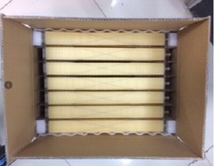7PCS Automatic Honey Beehive Frames + White Painted Beehive House wooden Box New